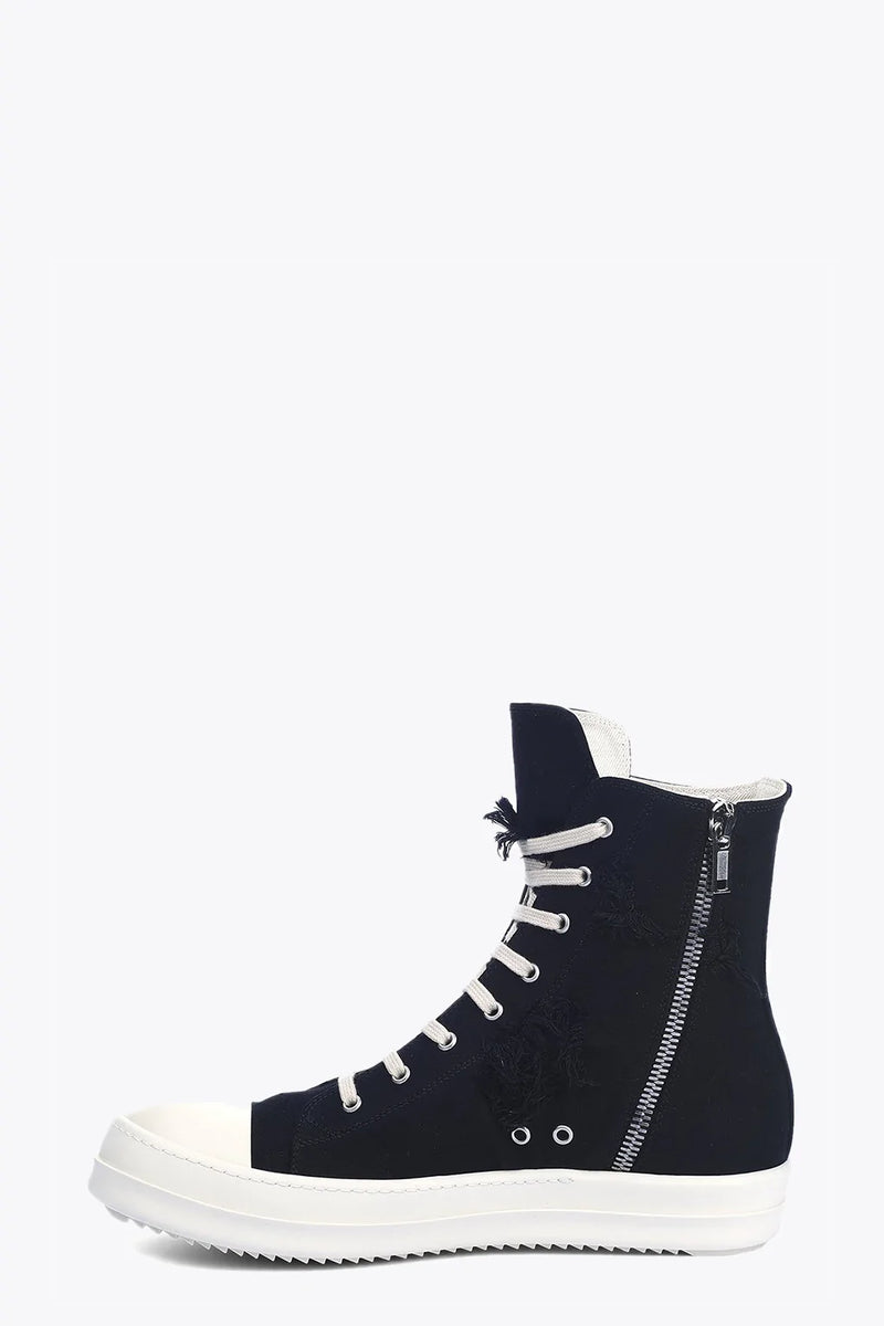 Rick Owens drkshdw Slashed High-Top Sneakers DS02B4800-SLASH Rick Owens drkshdw Slashed High-Top Sneakers DS02B4800-SLASH