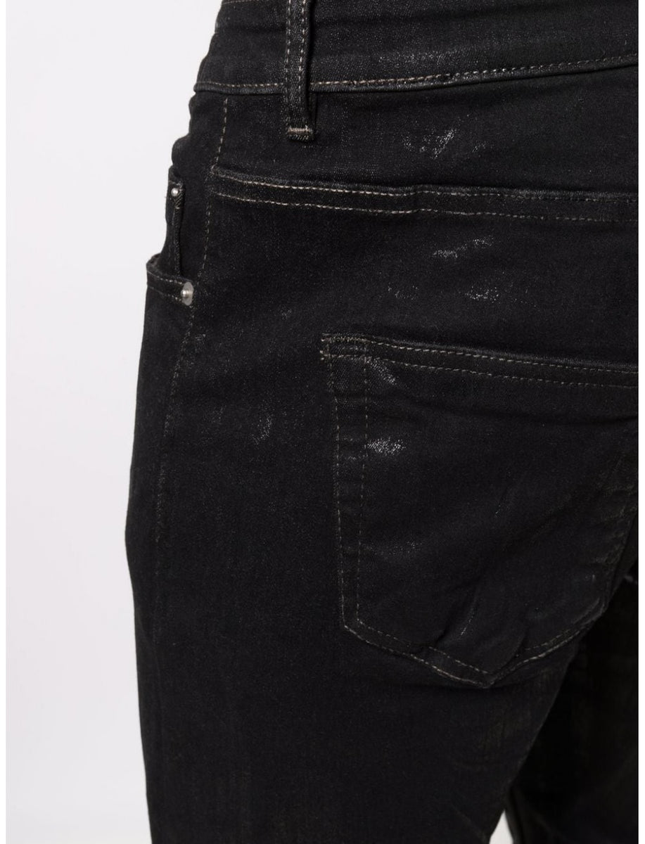 Rick Owens drkshdw Waxed Detroit Cut Jeans