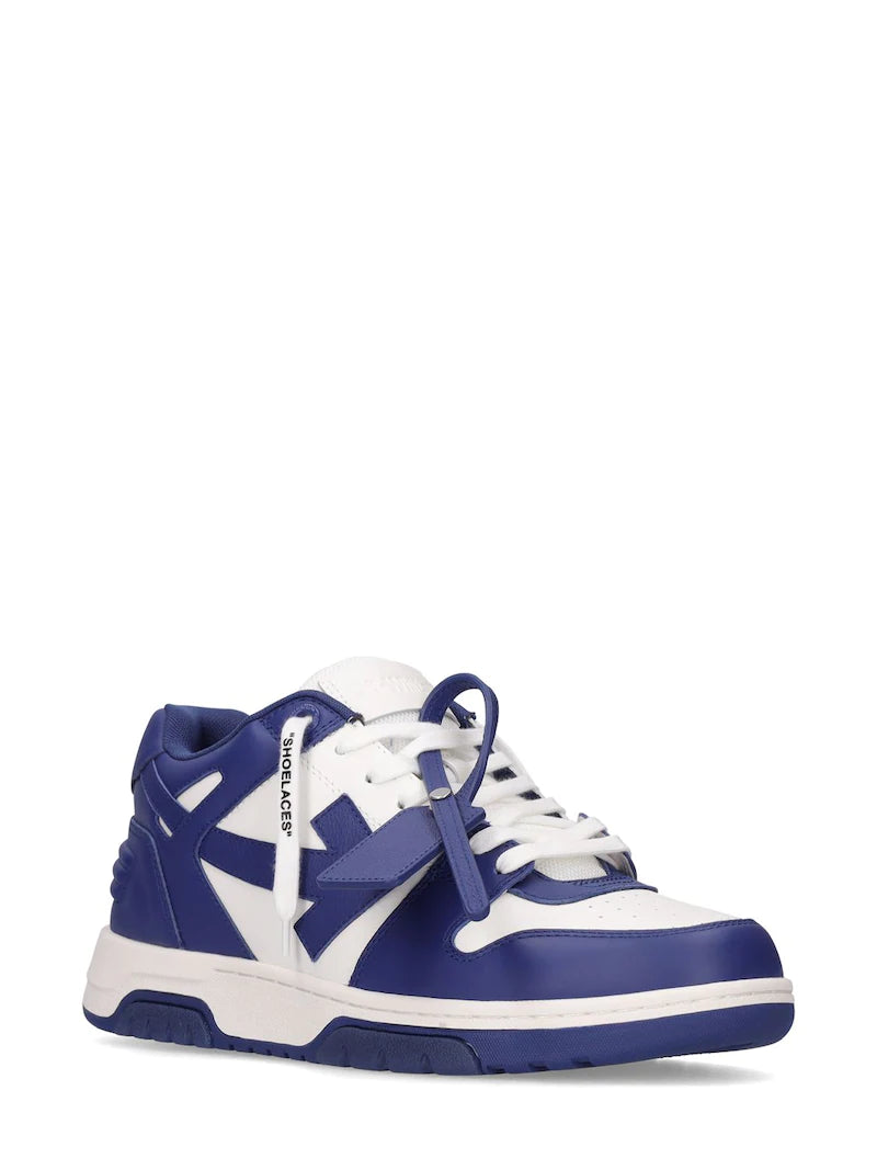 Off-White Purple Out Of Office Low-Top Leather Sneakers