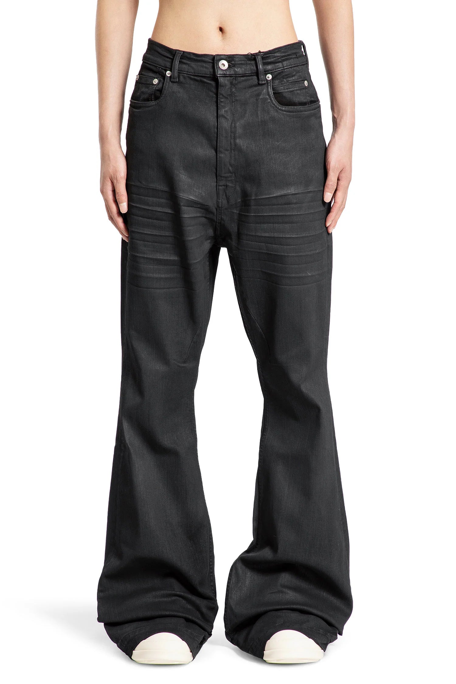 正規品【RICK OWENS DRKSHDW】BOLAN BOOTCUT WAX Rick Owens Waxed Bolan Boot Cut Jeans – Acroera