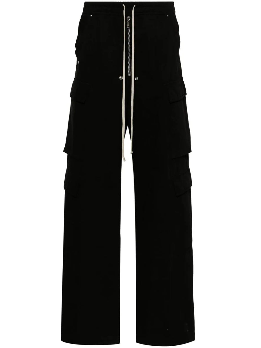 Rick Owens Drkshdw Black Double Cargo Jumbo Belas Pants – Acroera