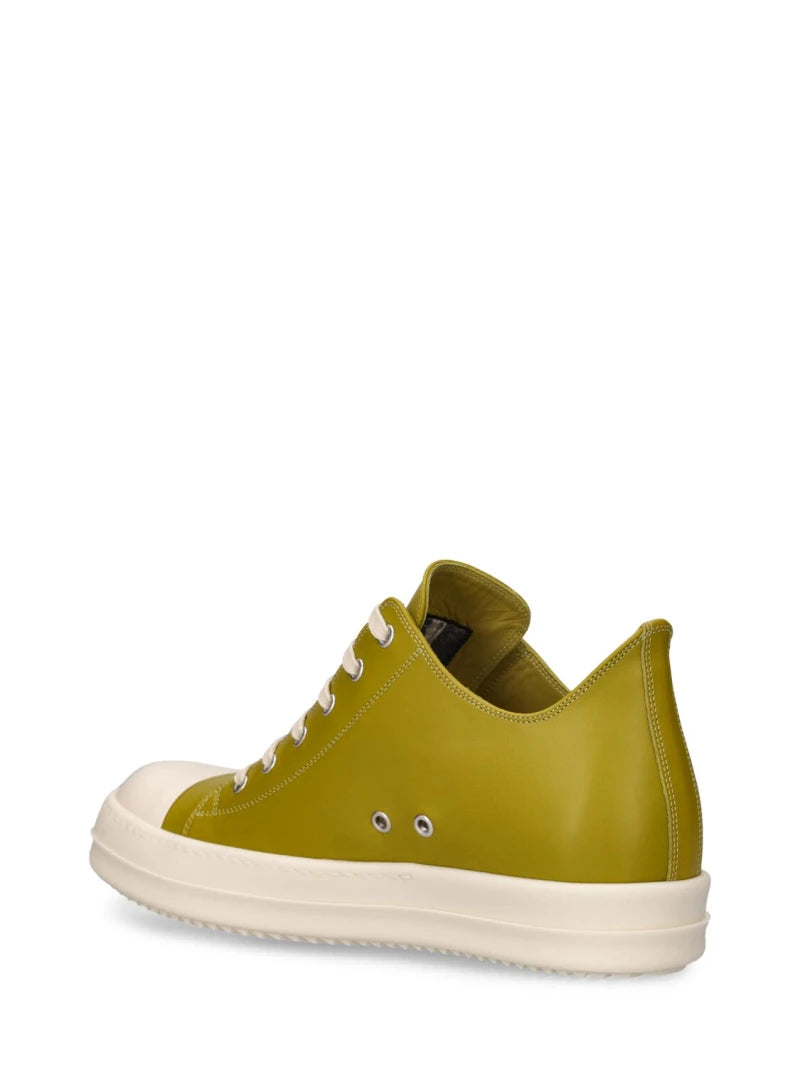 Rick Owens Mainline Low-Top Ramones Leather Sneakers