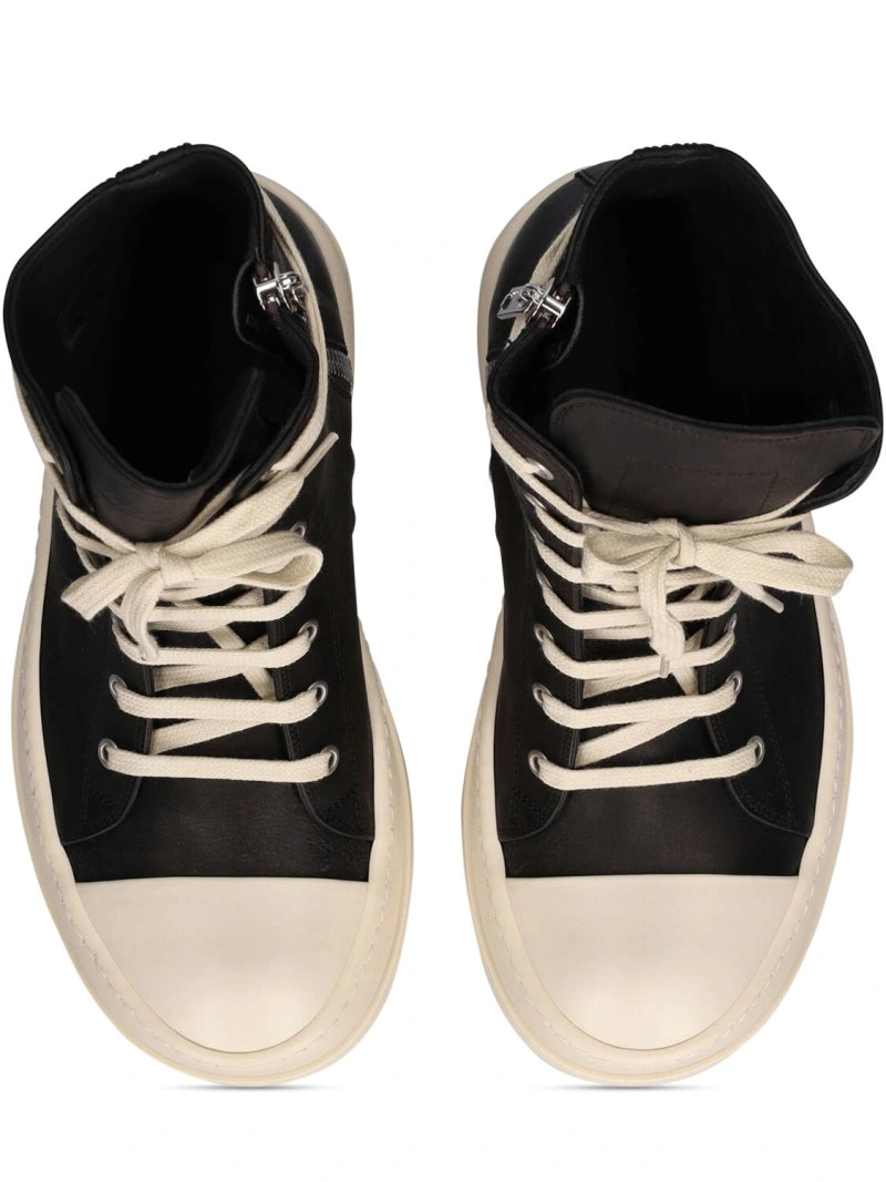 Rick Owens Mega Bumper ラモーンズ スニーカー Rick Owens Mainline Mega bumper high-top ramones sneakers