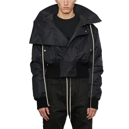 Rick Owen MAIN LINE Cropped Hooded Bomber – Acroera