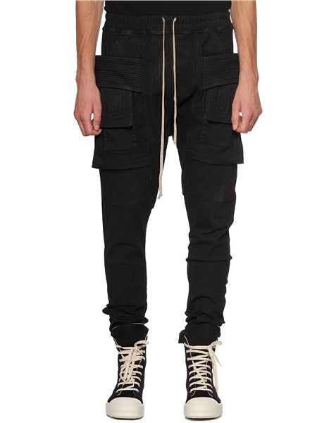 Rick Owens DRKSHDW Denim Creatch Cargo Drawstring Pants – Acroera