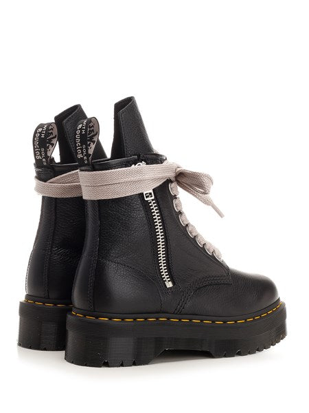 Rick Owens Dr Martens High Jumbo Lace Boots