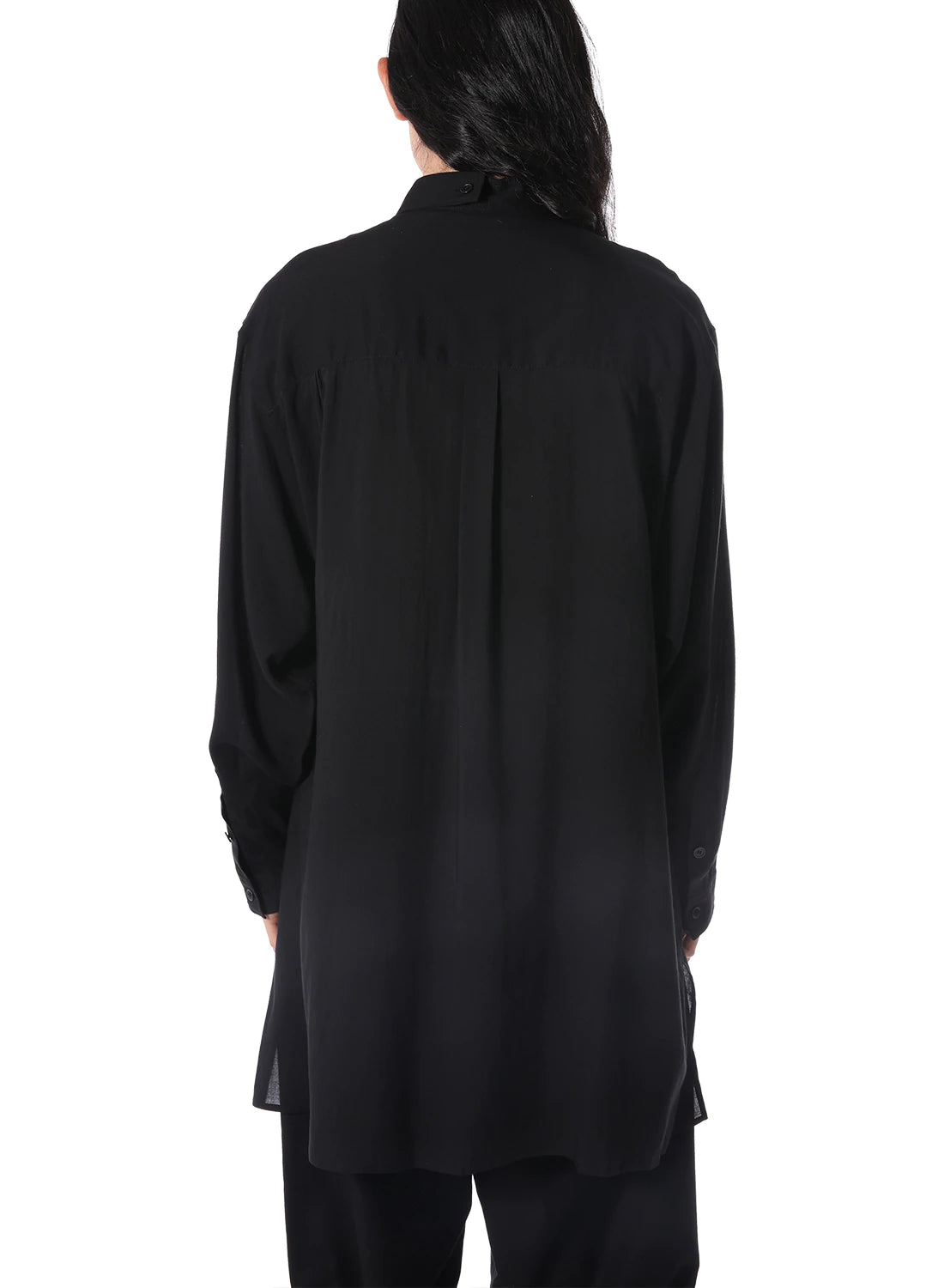 Yohji Yamamoto Pour Homme Asymmetrical Collar Shirt-HGB202161