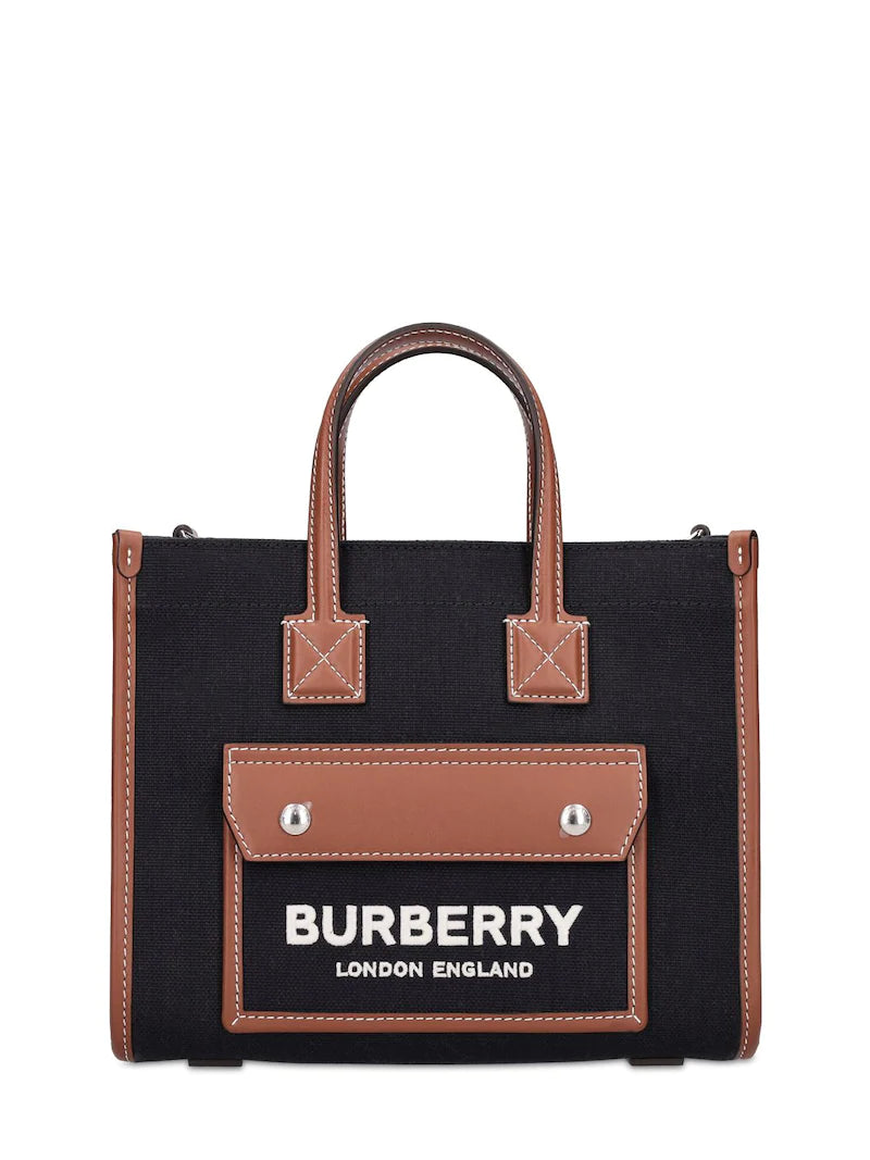 Burberry canvas tote handbags on sale