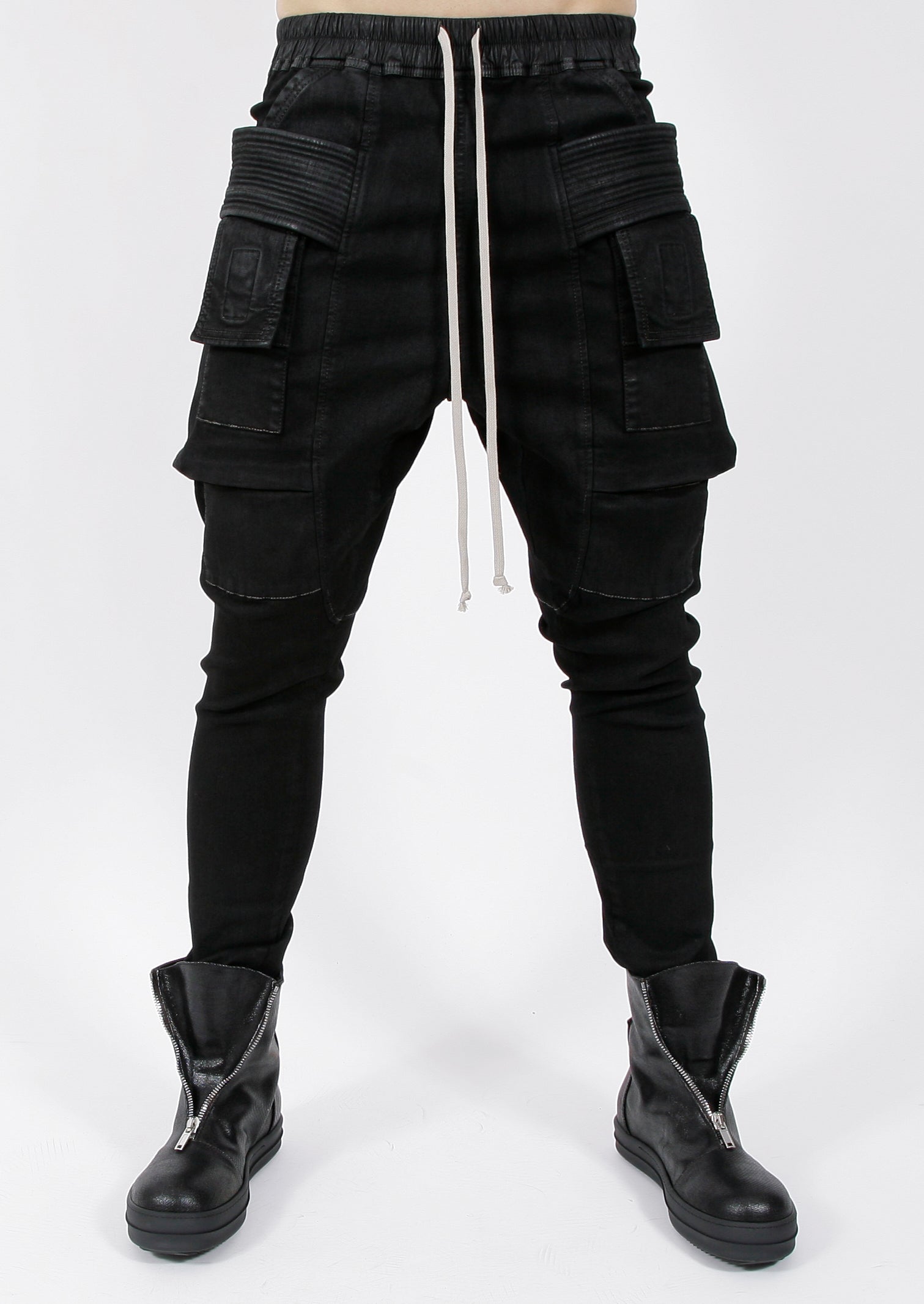 パンツ RICK OWENS drkshdw CREATCH CARGO  L RICK OWENS DRKSHDW - 【24AW】クリーチカーゴ ワイド ドロー