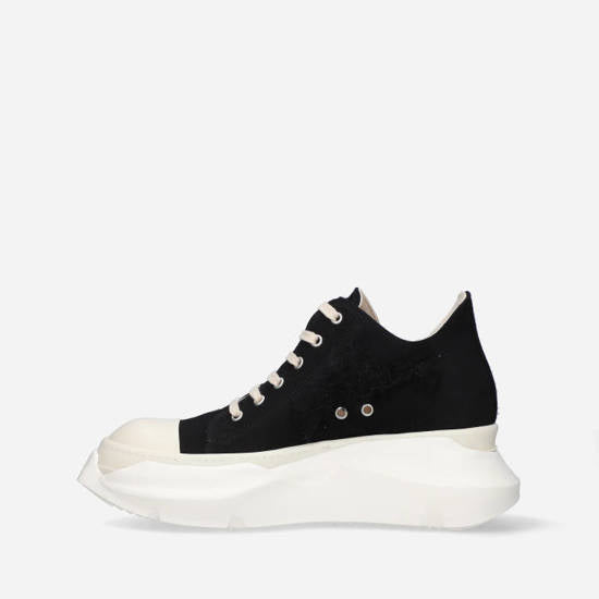 Rick Owens Slashed Low Abstract Sneakers