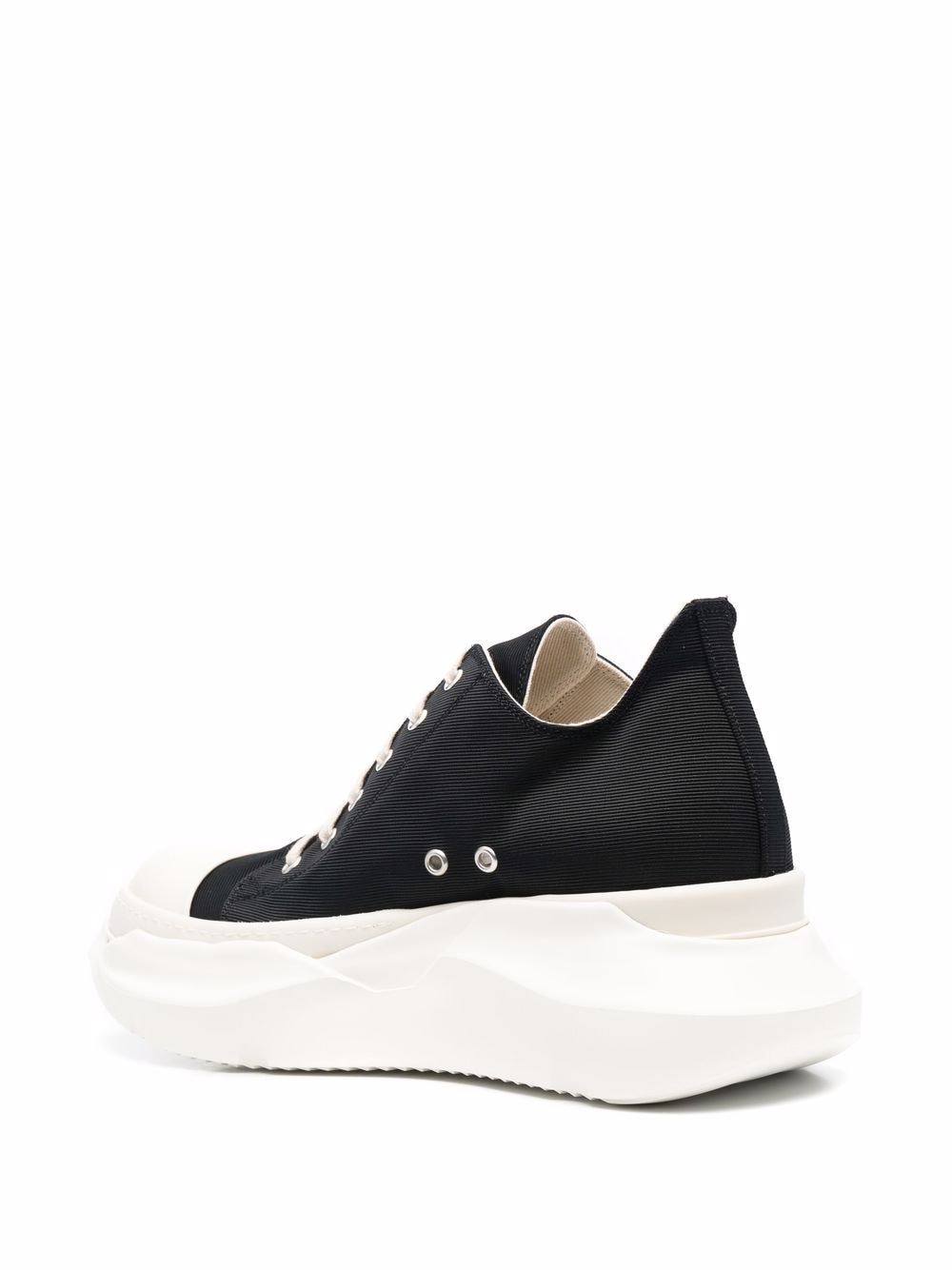 Rick Owens DRKSHDW Black Abstract Low Sneakers