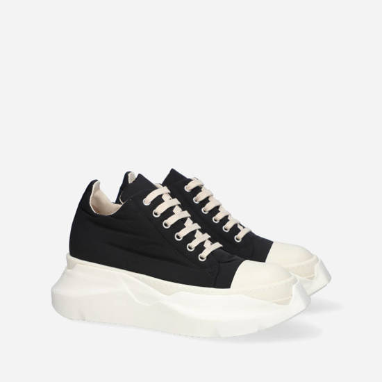 RICK OWENS DRKSHDW ABSTRACT RAMONES LOW WITH CLEAR SOLE. (40