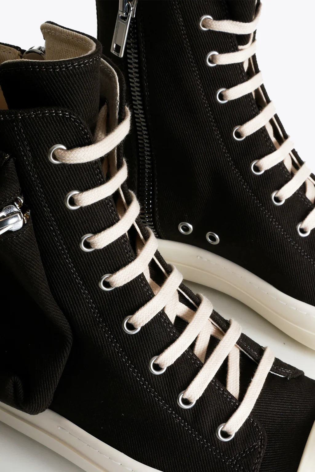 Rick Owens DRKSHDW High-Top Cargo Ramones Sneakers – Acroera