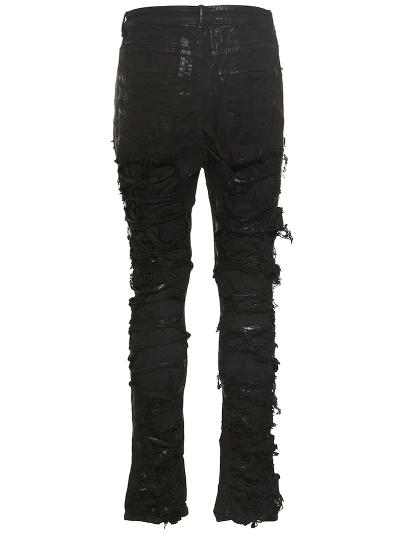 Rick Owens drkshdw Slashed Detroit Cut Jeans – Acroera