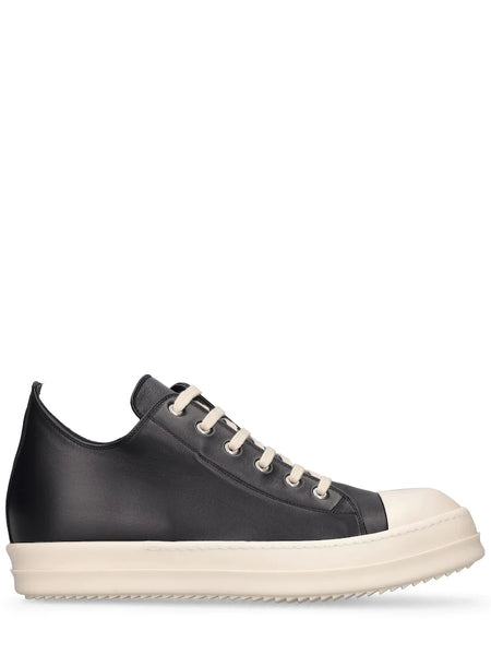 24PF new/RICK OWENS ロートップスニーカー Sneakers Black Rick Owens Leather Low-Top Sneakers-RU01C4891-LPO – Acroera